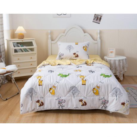 Постельное белье 1.5-спальное Sofi de MarkO 1.5-спальное Зверушки с одеялом (3 предмета)