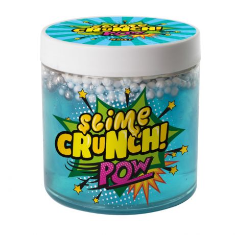 Развивающие игрушки Slime Crunch-slime Pow с ароматом конфет и фруктов 450г