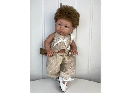 Куклы и одежда для кукол Lamagik S.L. Пупс Марина в костюме в горошек 47 см
