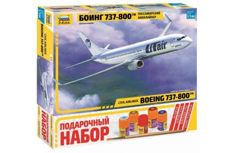 Сборные модели Звезда Сборная модель Пассажирского авиалайнера Боинг 737-800