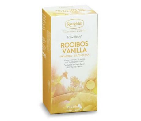 Чай Ronnefeldt Травяной чай Teavelope Rooibos Vanille 25 пак.