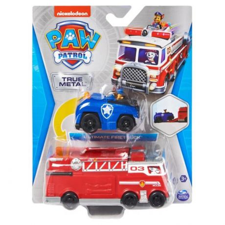 Игровые наборы Щенячий патруль (Paw Patrol) Тру металл Большая пожарная машина