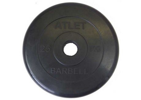 Спортивный инвентарь MB Barbell Диск обрезиненный Atlet d-51 25 кг