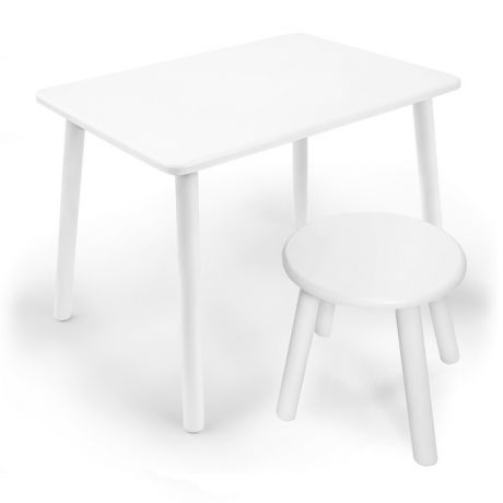 Детские столы и стулья Rolti Комплект стол и табурет круглый Baby