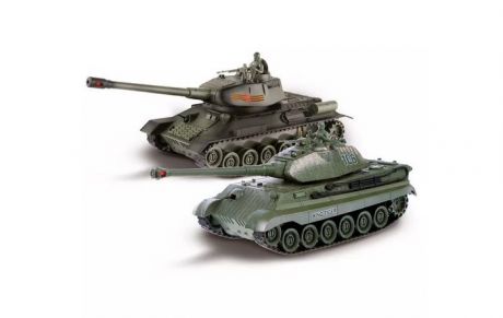 Радиоуправляемые игрушки Crossbot Танковый бой Т-34 и Germany King Tiger на радиоуправлении
