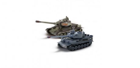 Радиоуправляемые игрушки Crossbot Танковый бой Т-34 и Tiger на радиоуправлении