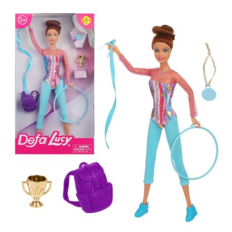 Куклы и одежда для кукол Defa Игровой набор Lucy Спорт (6 предметов)
