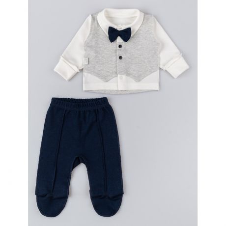 Комплекты детской одежды Leo Комплект для мальчика Джентльмен (кофточка и ползунки)