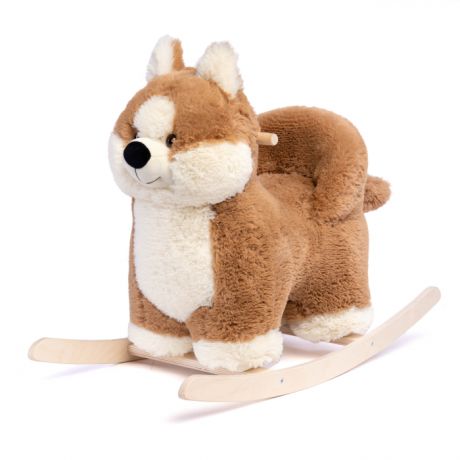 Качалки-игрушки Нижегородская игрушка со спинкой Собака Корги
