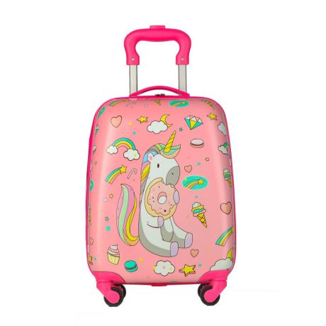 Детские чемоданы Magio Чемодан детский четырехколесный Пони с пончиком