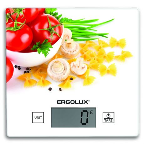 Кухонные весы Ergolux Весы кухонные ELX-SK01-С36 Паста, томаты и грибы