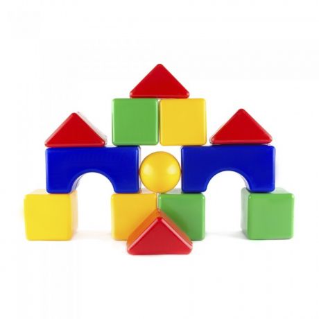 Развивающие игрушки Пластмастер Набор кубиков Большая стройка
