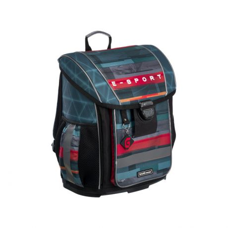 Школьные рюкзаки ErichKrause Ученический ранец с пластиковым дном ErgoLine Cybersport 16 л