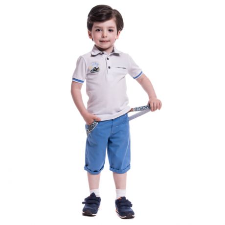 Комплекты детской одежды Cascatto Комплект одежды для мальчика (футболка, бриджи, подтяжки) G-KOMM18/25