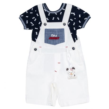 Комплекты детской одежды Cascatto Комплект одежды для мальчика (комбинезон, футболка) G-KOMM18