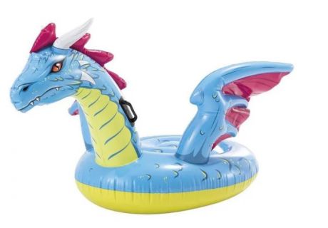 Матрасы для плавания Intex Надувная игрушка-наездник Дракон 201х191 см