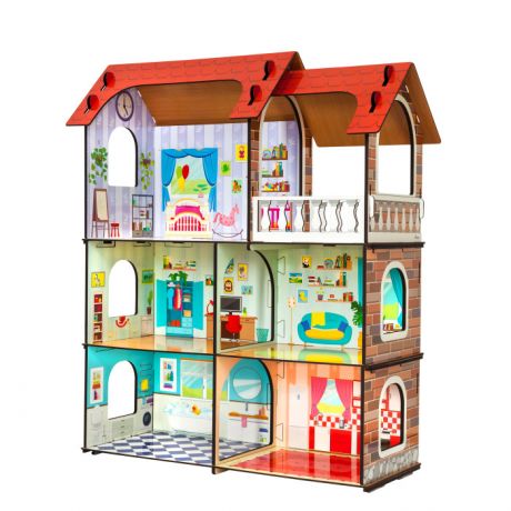 Кукольные домики и мебель Alatoys Кукольный дом КД02