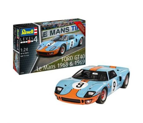Сборные модели Revell Автомобиль Ford GT 40 Le Mans 1968