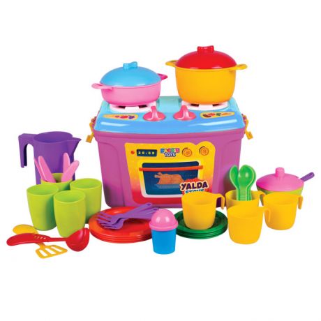 Ролевые игры Zarrin Toys Кухня игровая Mini Stove с набором (35 предметов)