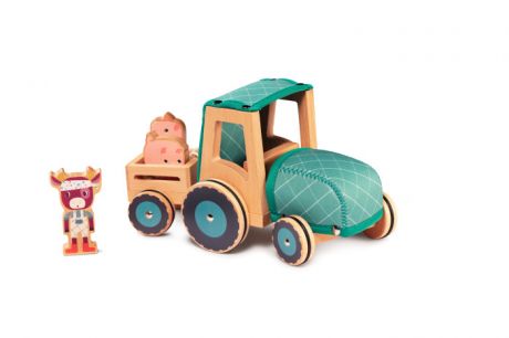 Развивающие игрушки Lilliputiens Трактор Корова Розали