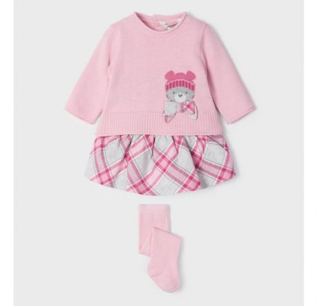 Комплекты детской одежды Mayoral Комплект для девочки Newborn (3 предмета) 2817