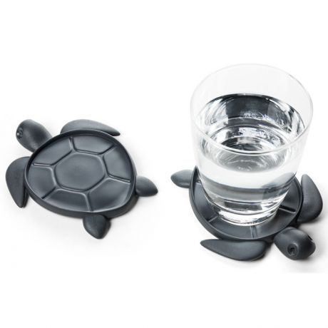 Посуда и инвентарь Qualy Подставка под стаканы Save Turtle