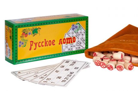 Настольные игры Объедовская фабрика игрушки Русское лото в картонной коробке Для всей семьи