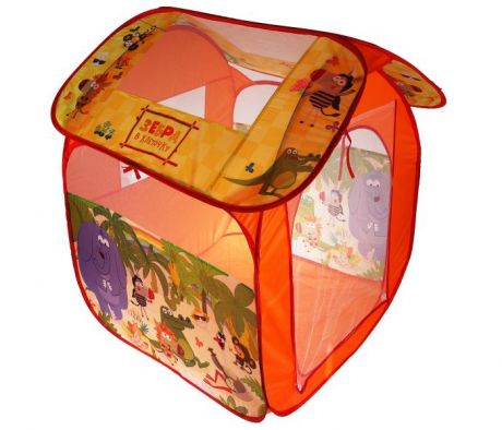 Палатки-домики Играем вместе Палатка детская игровая Зебра в клеточку 83х80х105 см