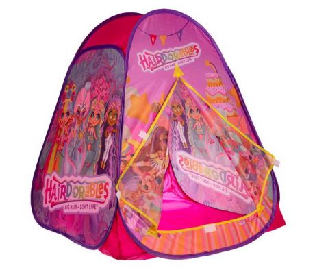 Палатки-домики Играем вместе Палатка детская игровая Hairdorable 81х90х81 см