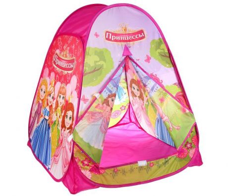 Палатки-домики Играем вместе Палатка детская игровая принцессы 81х90х81 см