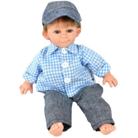 Куклы и одежда для кукол Lamagik S.L. Кукла Джестито мальчик в голубой рубашке 28 см
