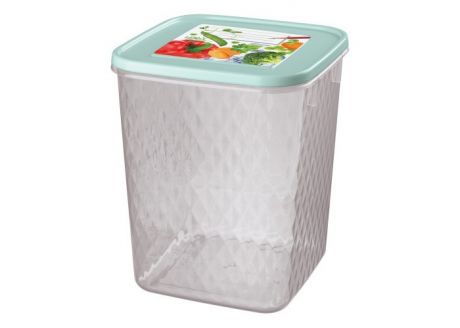 Контейнеры для еды Phibo Контейнер для замораживания и хранения продуктов с декором Кристалл 2.3 л 4 шт.