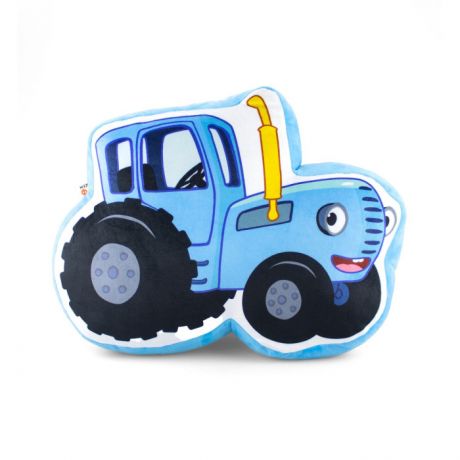 Подушки для малыша Мультифан игрушка обнимашка Синий Трактор малая 25х20х7 см