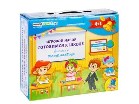 Настольные игры Woodlandtoys Обучающий набор Готовимся к школе