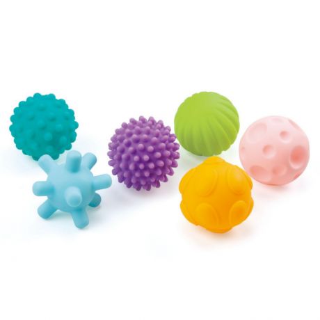 Развивающие игрушки Huanger Набор тактильных мячиков 6 шт.