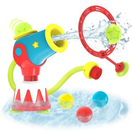 Игрушки для ванны Yookidoo Игрушка водная Водяная пушка с шариками