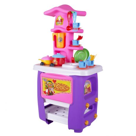 Ролевые игры Zarrin Toys Кухня игровая Hut Kitchen с набором (32 предмета)