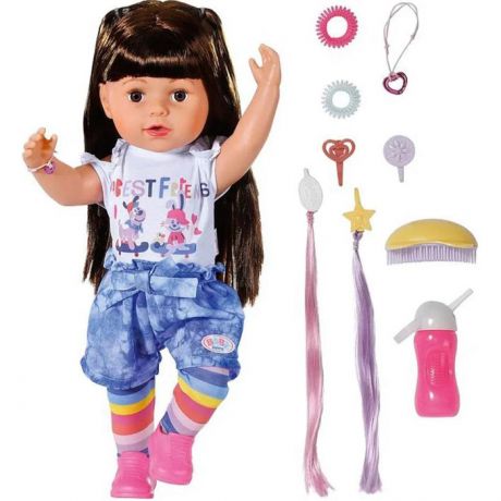 Куклы и одежда для кукол Zapf Creation Кукла Сестричка 2022 Брюнетка 43 см