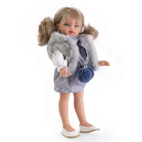 Куклы и одежда для кукол Munecas Antonio Juan Кукла девочка Ракель в сером 33 см