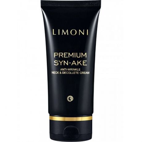 Косметика для мамы Limoni Антивозрастной крем для шеи и декольте Premium Syn-Ake Anti-Wrinkle Neck&Decollete Cream 75 мл