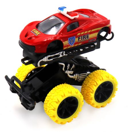 Машины Funky Toys Инерционная пожарная машинка die-cast с краш-эффектом 15.5 см