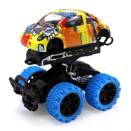 Машины Funky Toys Инерционная die-cast машинка с ярким рисунком и краш-эффектом 15.5 см