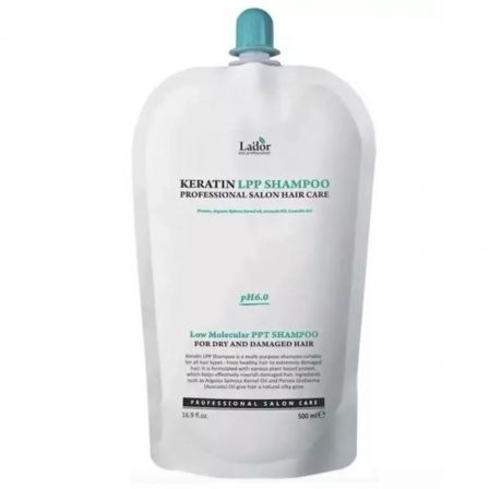 Косметика для мамы Lador Шампунь для волос кератиновый Keratin LPP Shampoo 500 мл