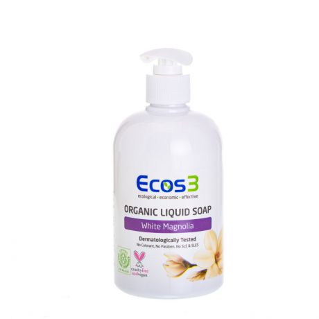 Косметика для мамы Ecos3 Органическое жидкое мыло Белая Магнолия 300 мл