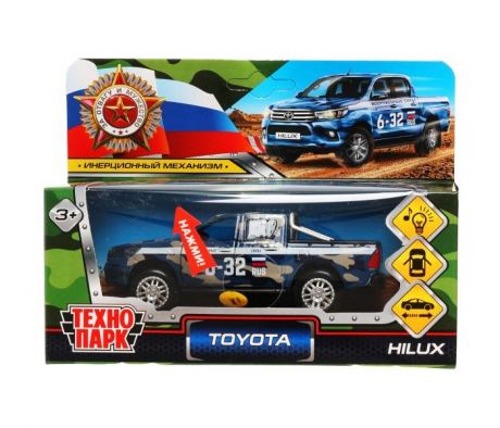 Машины Технопарк Машина Toyota Hilux Камуфляж 12 см