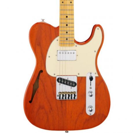 Электрогитара G&L Tribute ASAT Classic Bluesboy Semi-Hollow MP SF Clear Orange