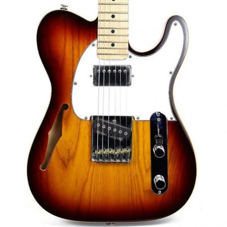 Полуакустическая гитара G&L ASAT Classic Bluesboy Semi-Hollow MP 3-Tone Sunburst