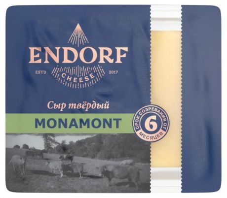 Сыр твердый Endorf Monamont 50%, 200 г