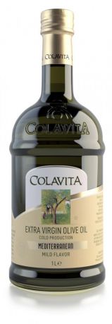 Масло оливковое Colavita Mediterranean Extra Virgin нерафинированное, 1 л