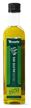 Масло оливковое Tesoro Extra Virgin, 500 мл